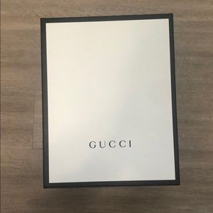 GUCCI shoe box EMPTY white & black